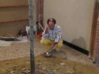 Venezia Gallerie dell'Accademia Installazione Homo (preparazione radici e accordatura ciotole)